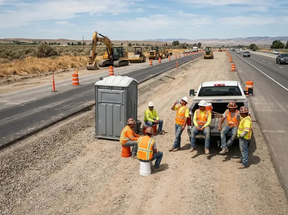 highway-road-construction-crew-007 — frequently asked questions, Porta Potty and Restroom Rentals in West Menlo Park, CA